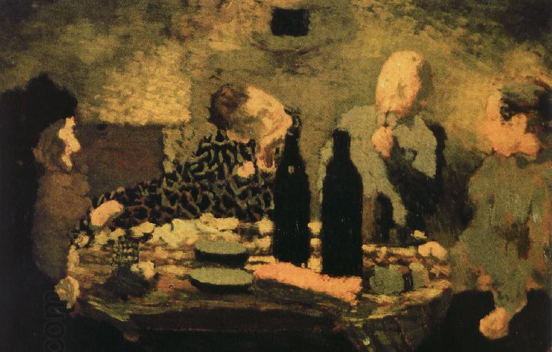 Edouard Vuillard A meal oil painting picture